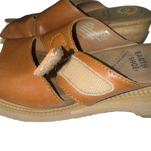 Earth Shoe Willow Leather Sandals Size 10 Comfort First Gelron 2000 - Picture 3 of 8